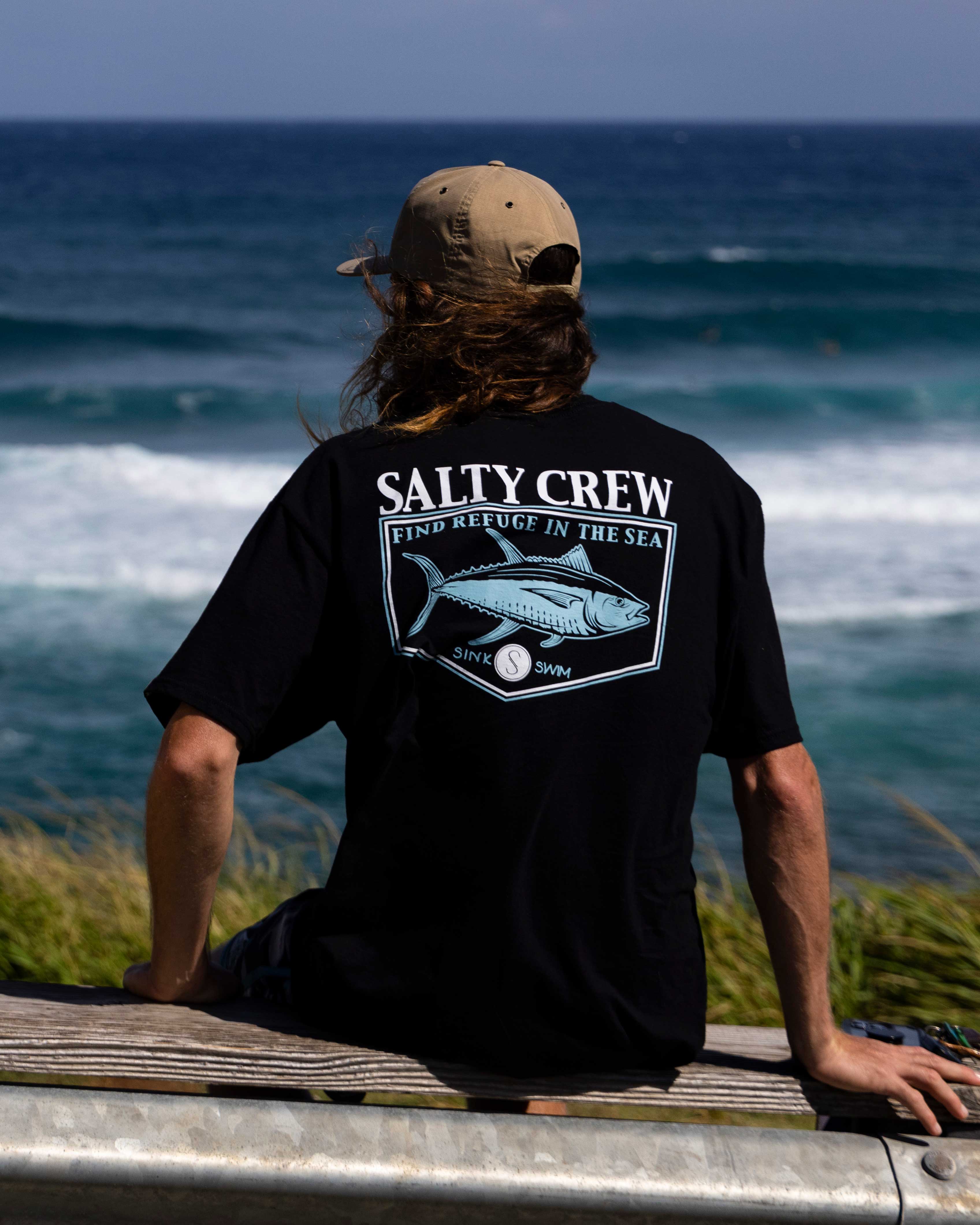 Angler Black S/S Classic Tee