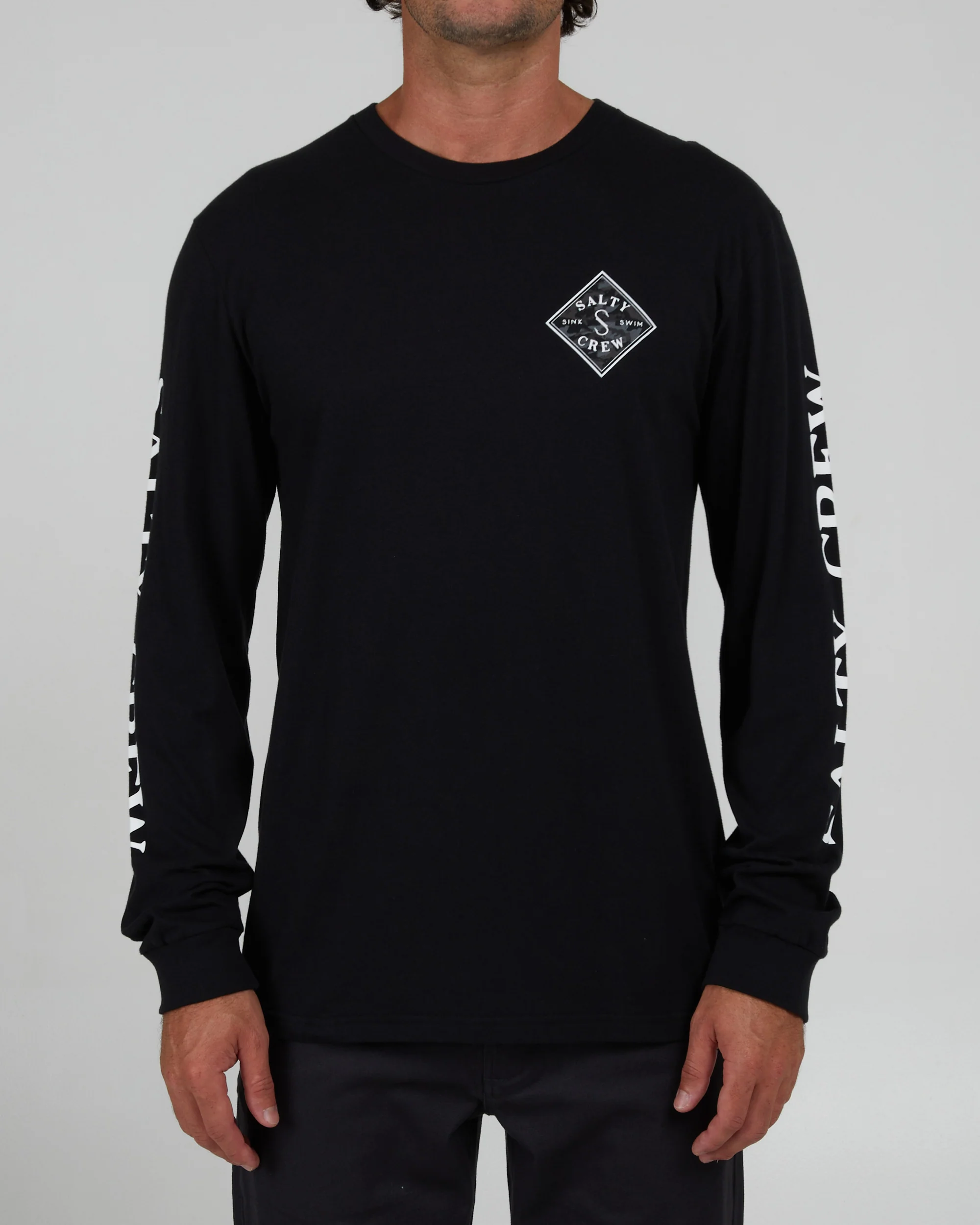Tippet Camo Fill Black L/S Premium Tee