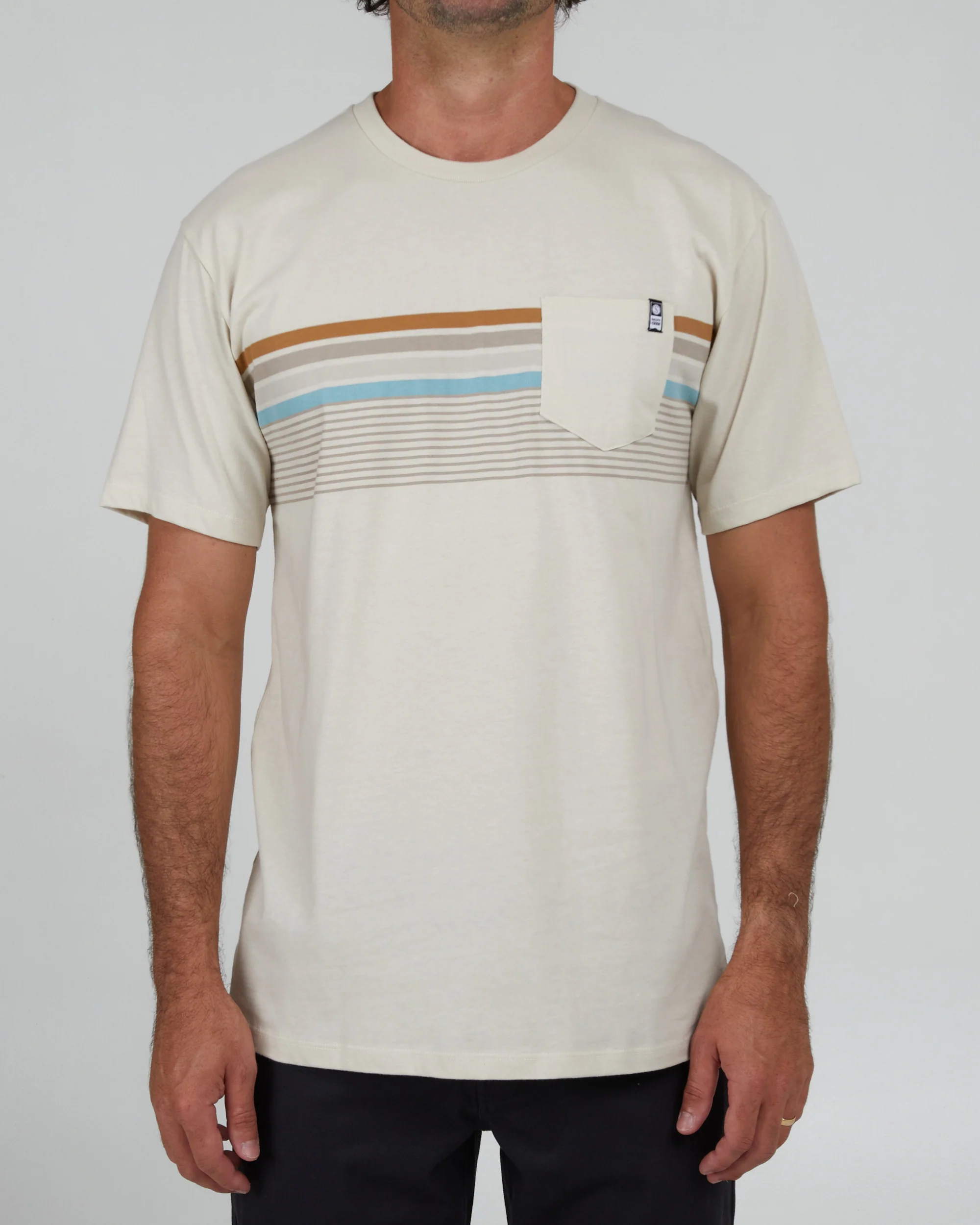 Lineup Stripe Bone S/S Premium Tee
