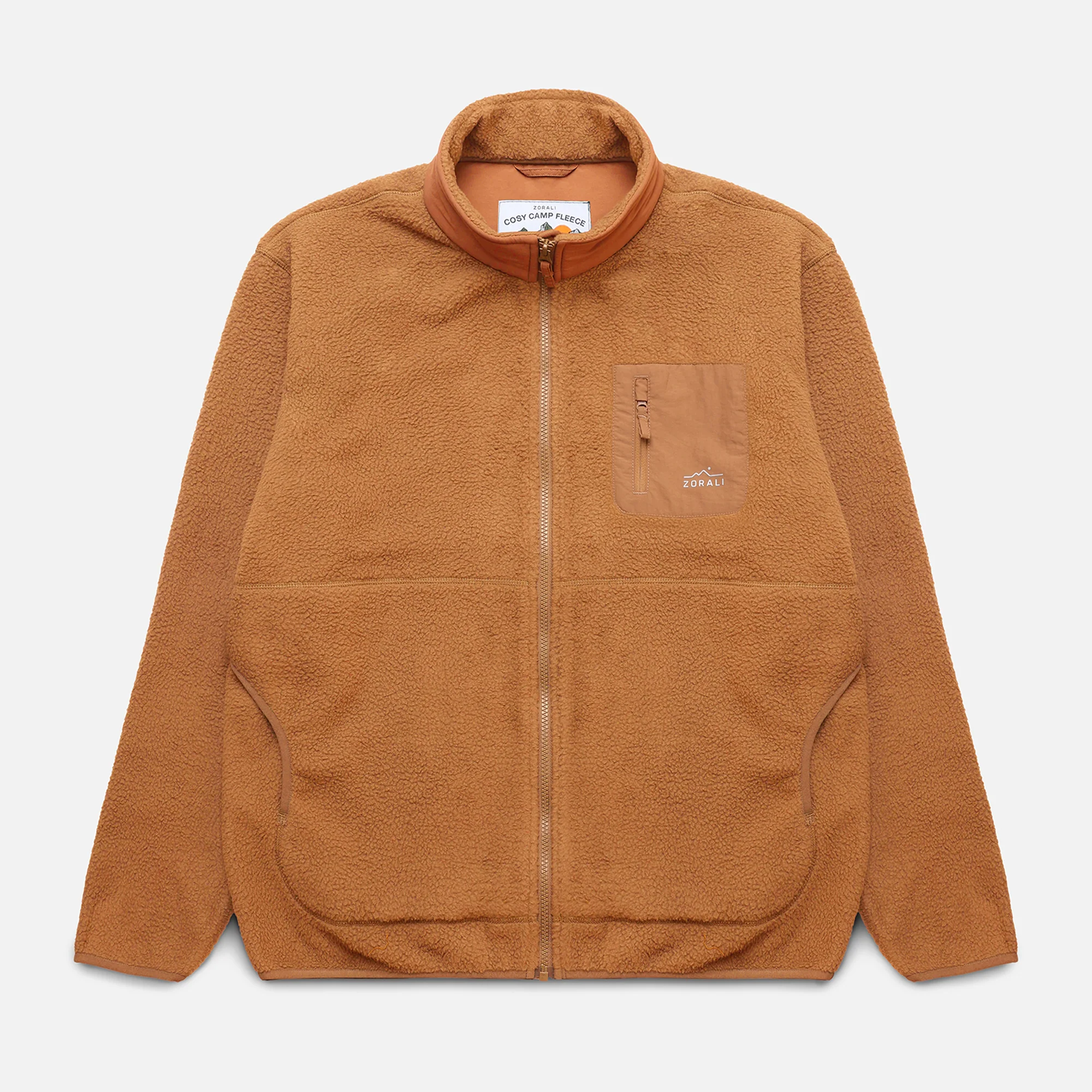 Mens Cosy Camp Fleece Clay