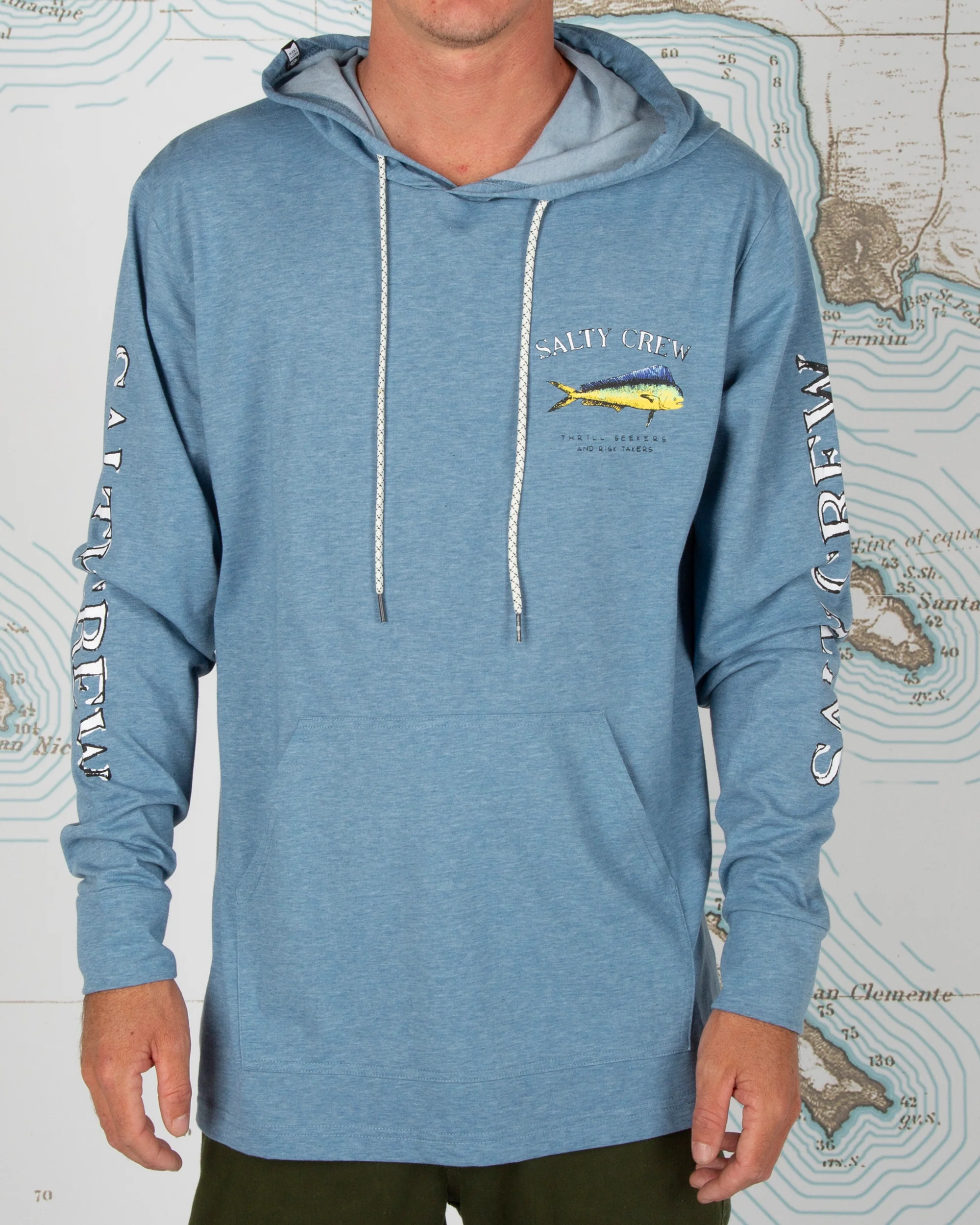 El Dorado Harbor Blue Hood Tech Tee