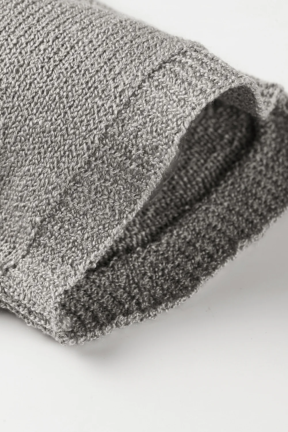 Dolman Half Sleeve Pocketed Long Cardigan