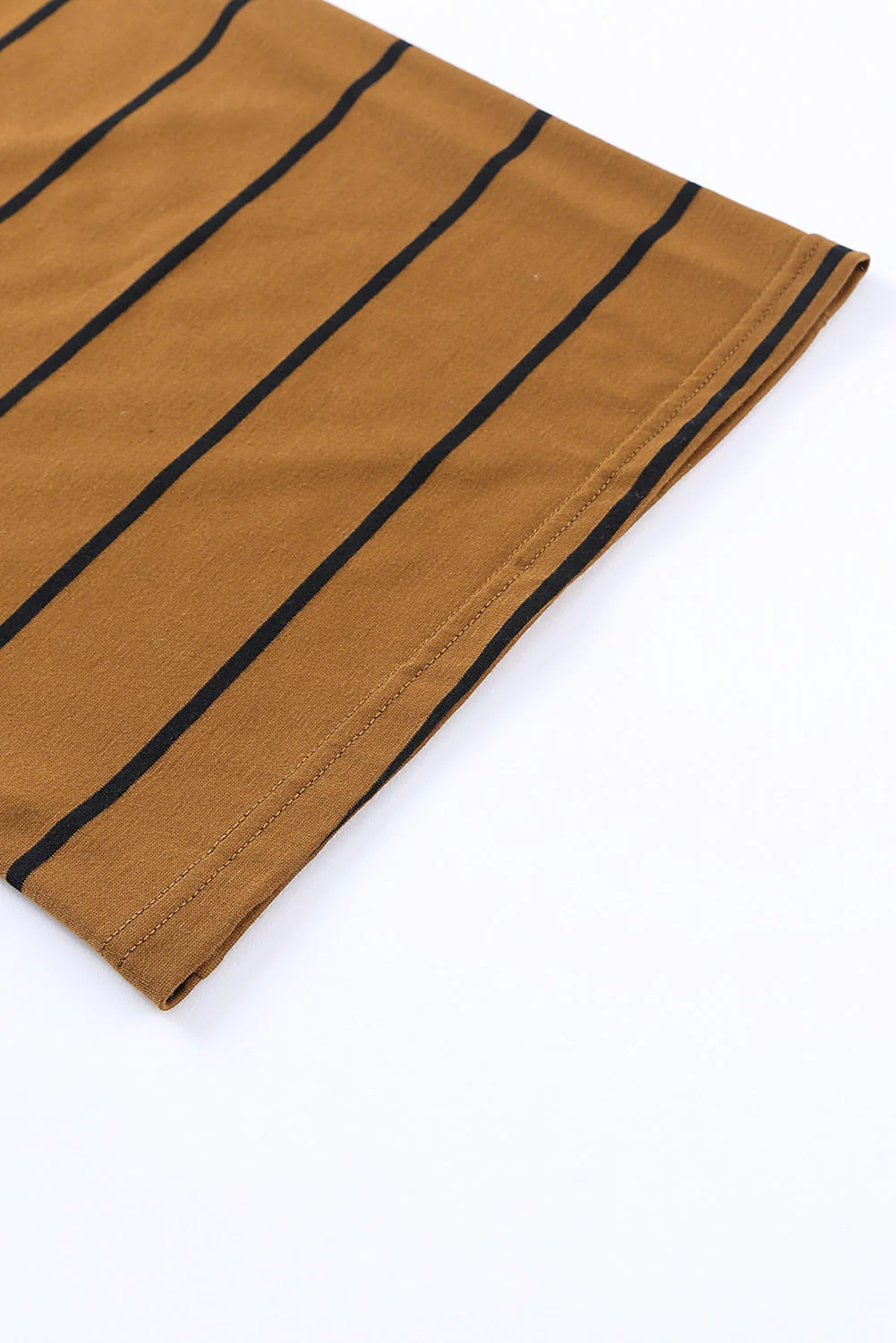 Stripe Print Open Back Sleeveless Maxi Dress with Slits