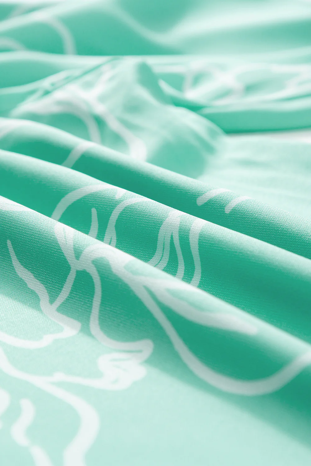 Printed Bib Wide Leg Overalls