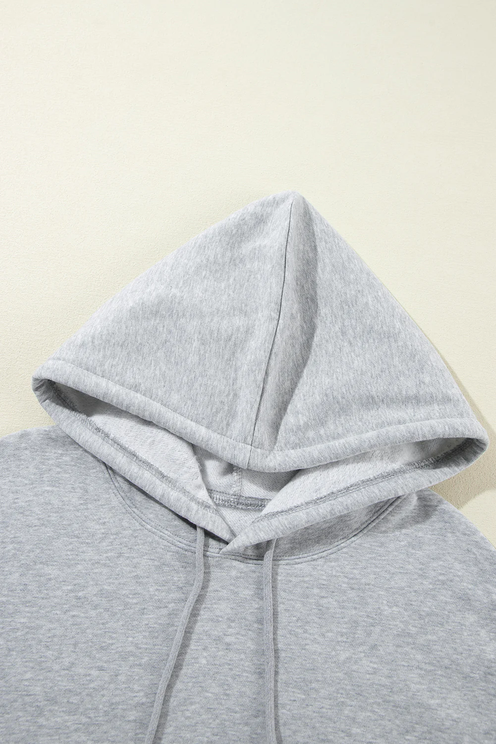 Valerian Fleece Lined Kangaroo Pocket Drawstring Chunky Hoodie