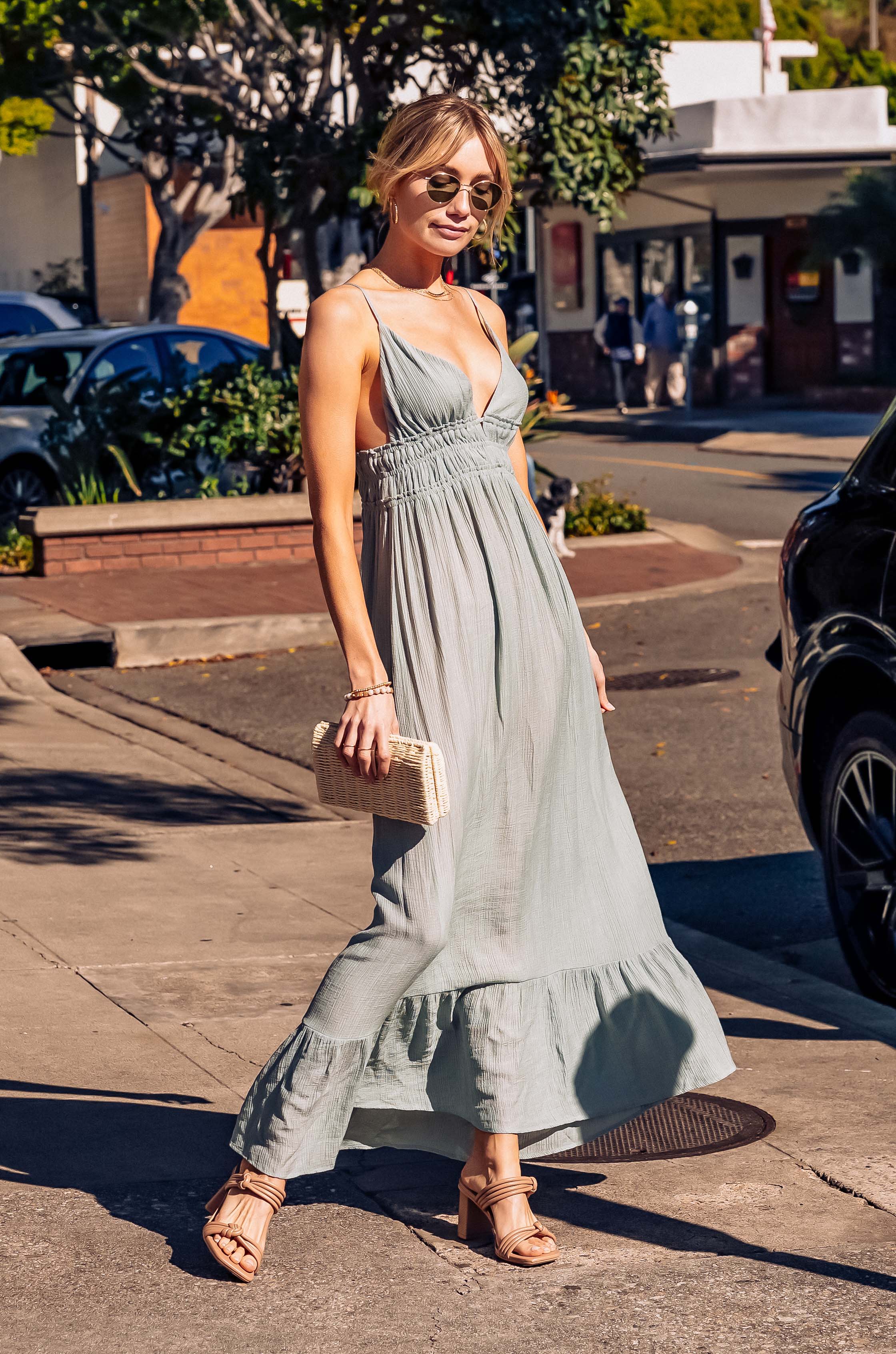 Black Mimosa Maxi Dress