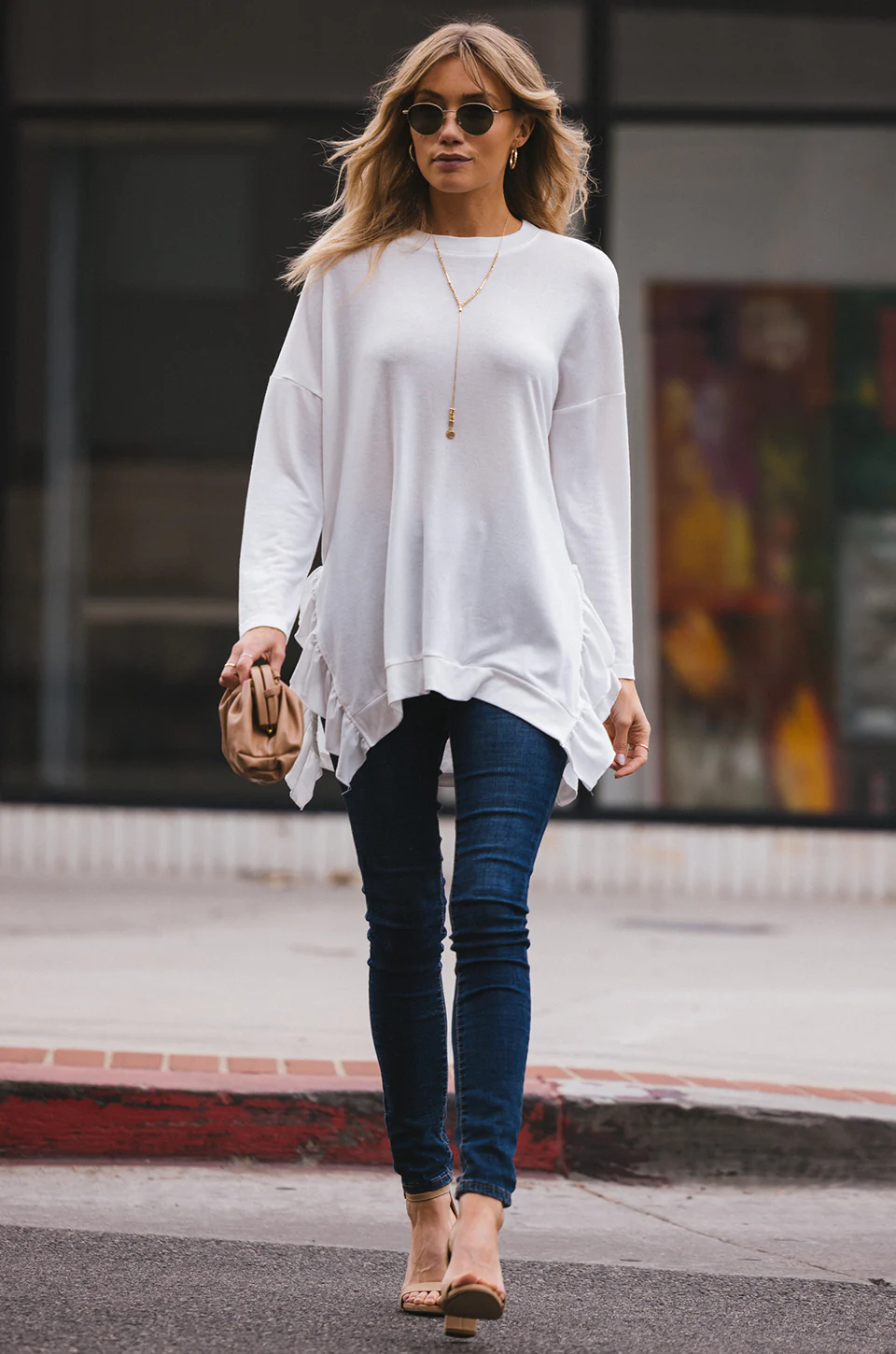 Charmed Ruffle Blouse