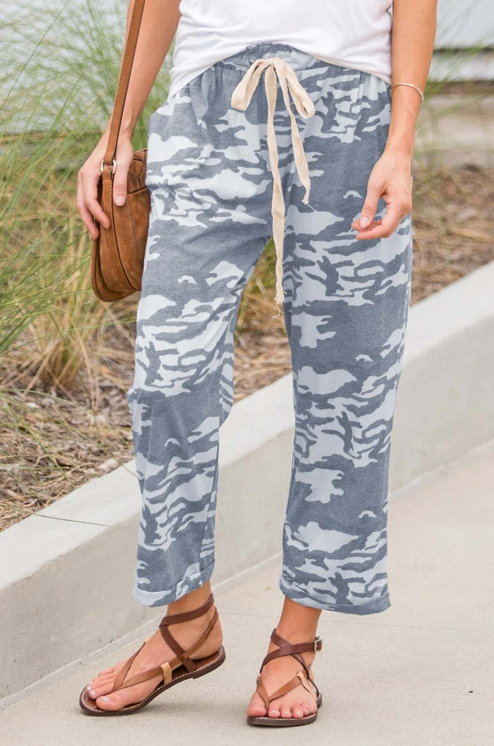 Cropped Camo Lounge Pants