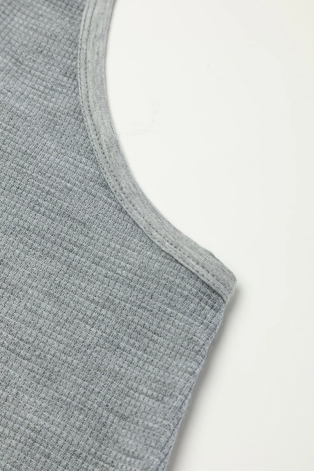 Waffle Knit Spaghetti Straps Loose Fit Jumpsuit