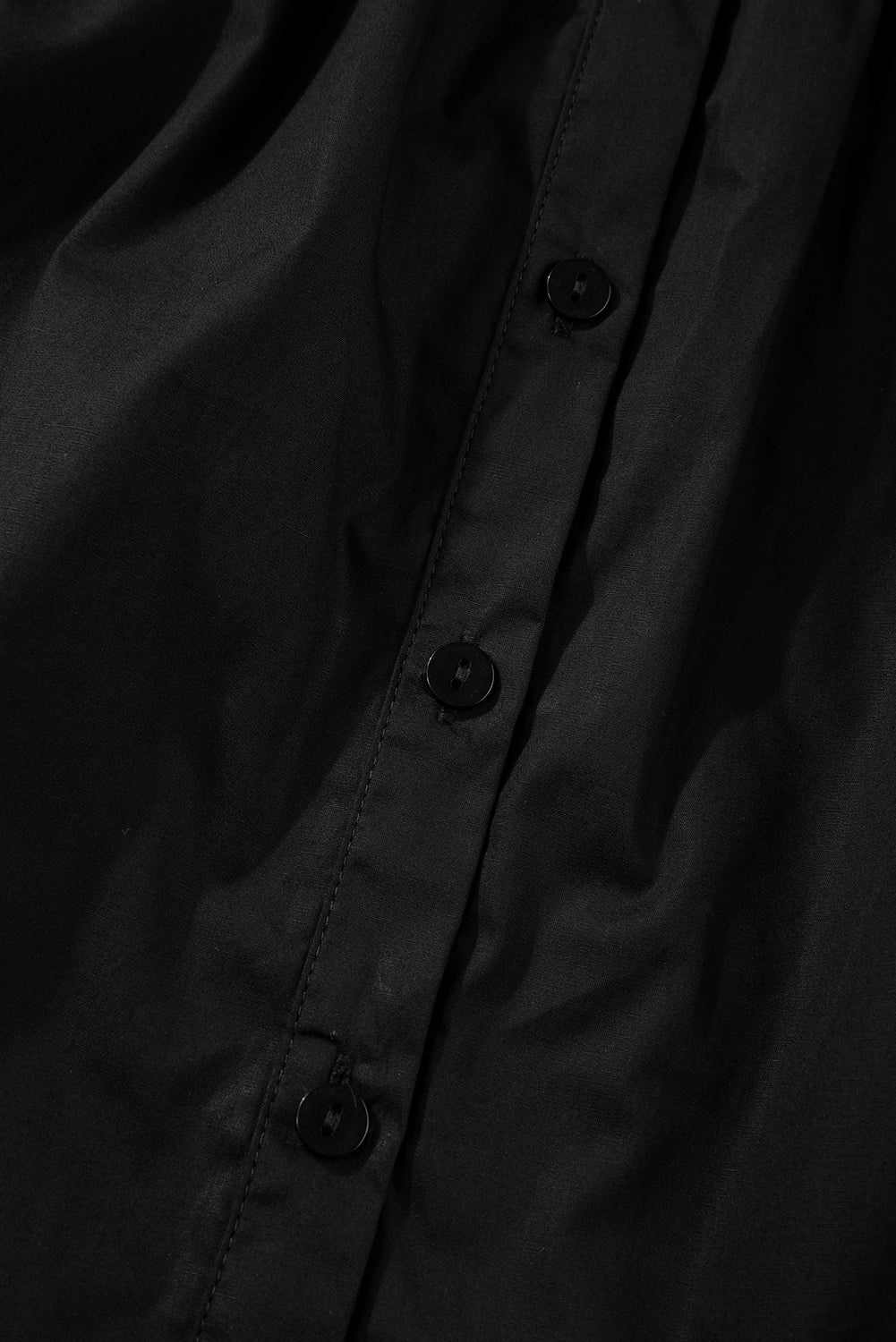 Crisp Puff Sleeve Loose Shirt