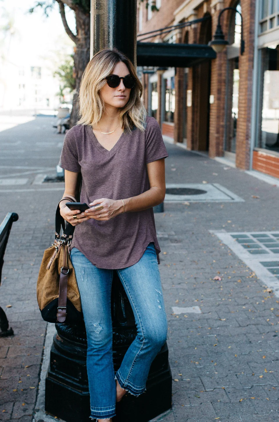 Amaryllis Tee (Heathered)