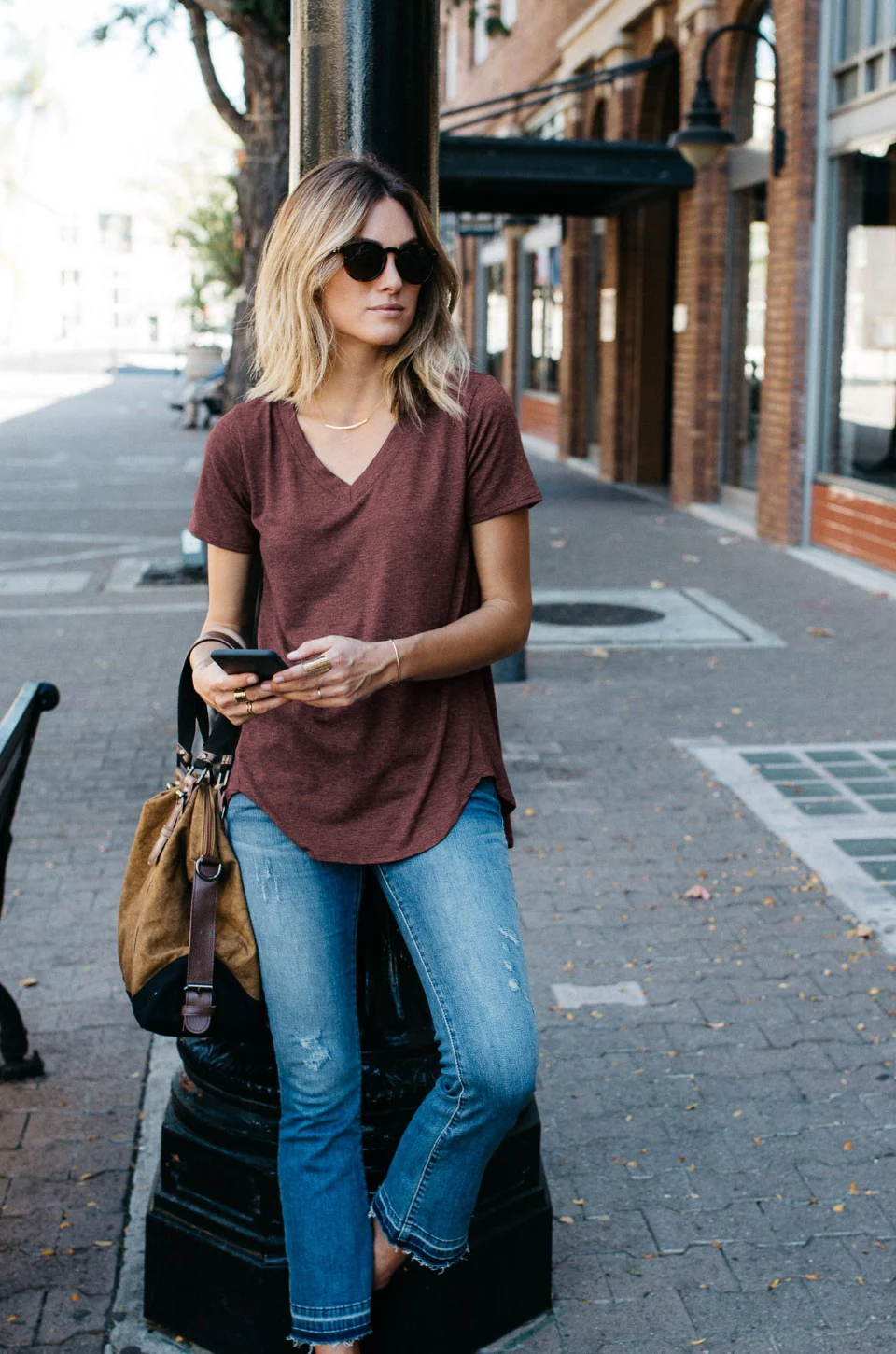 Amaryllis Tee (Heathered)