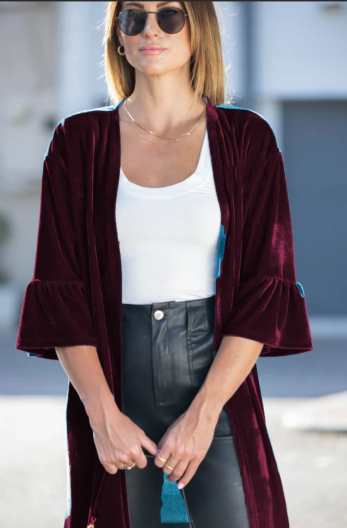 Enchanted Velvet Cardigan