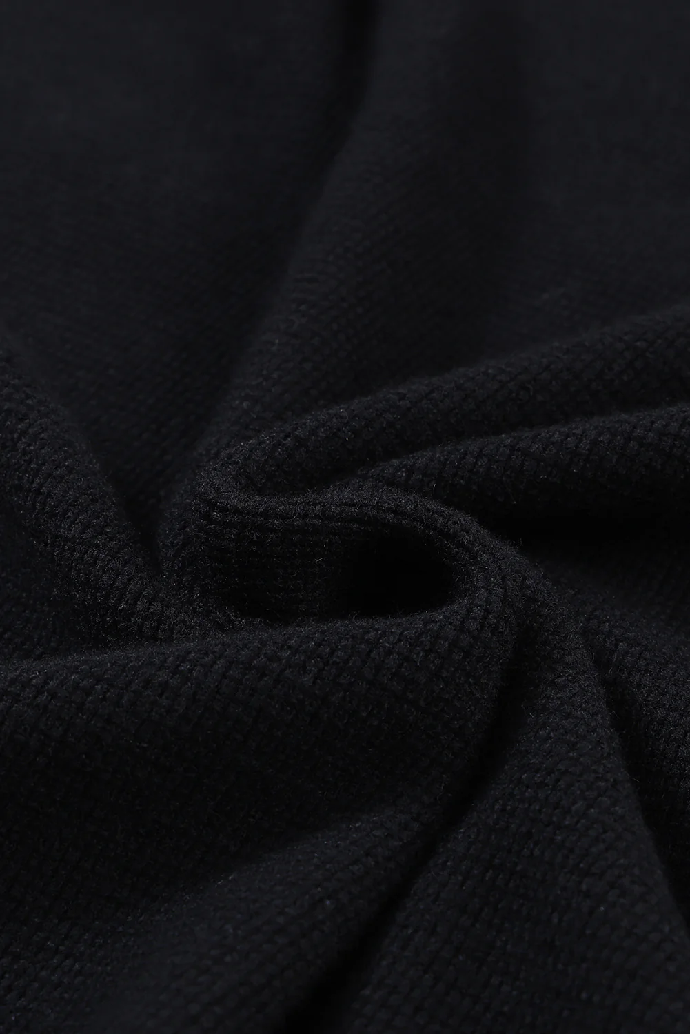 Striped Sleeve Plain Knit Sweater