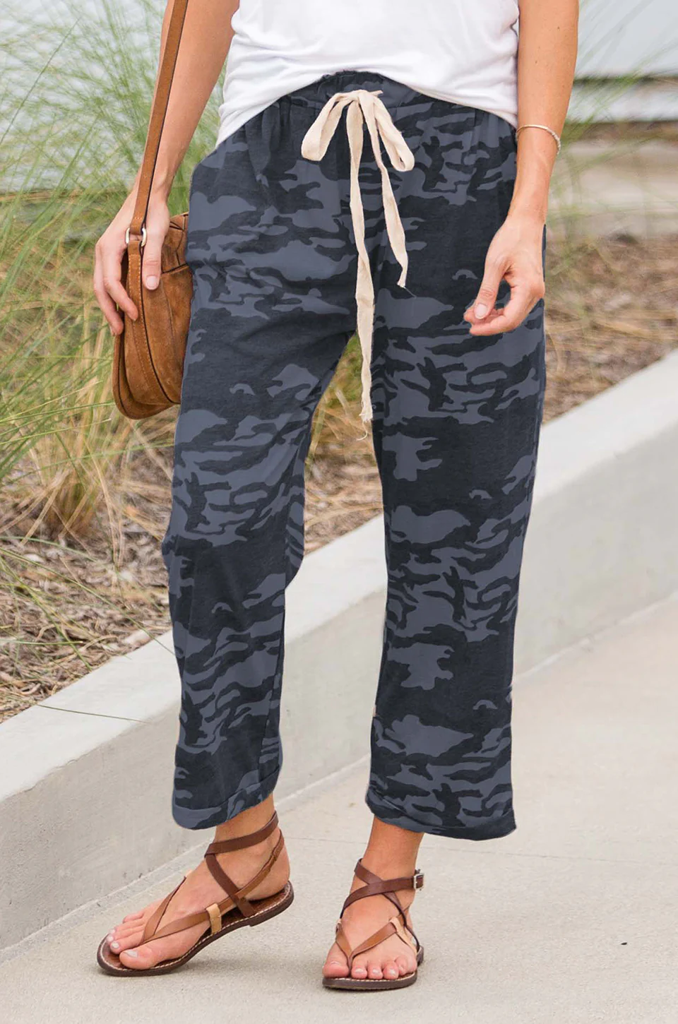 Cropped Camo Lounge Pants