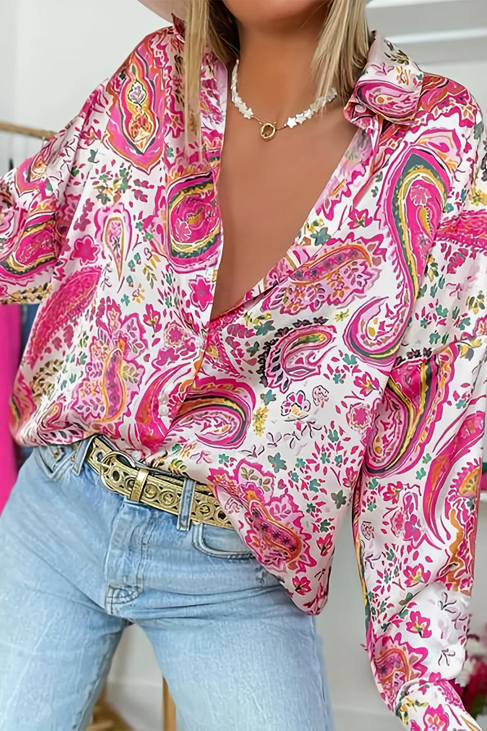 Paisley Printed Casual Shirt