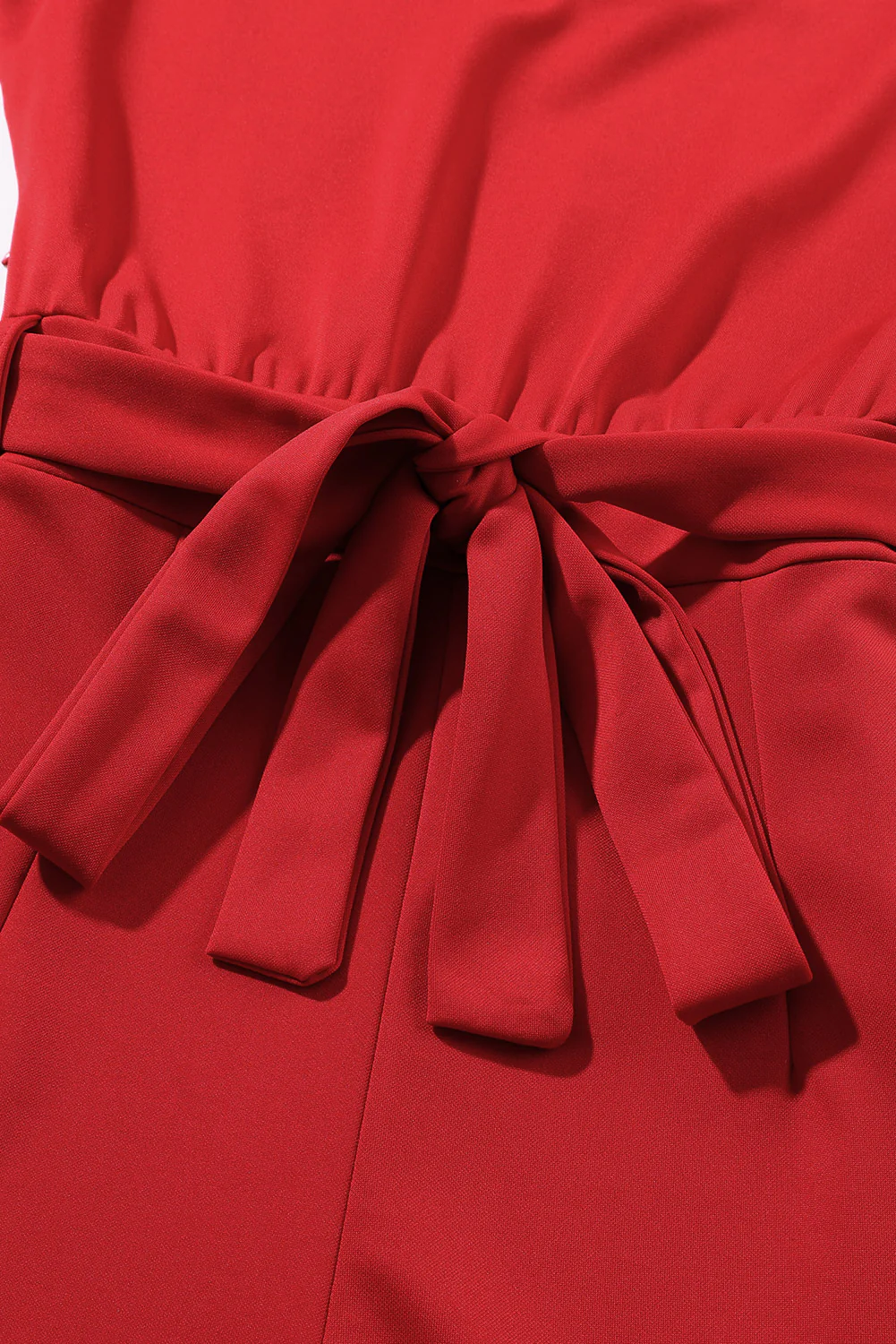 Belted Wide Leg Jumpsuit