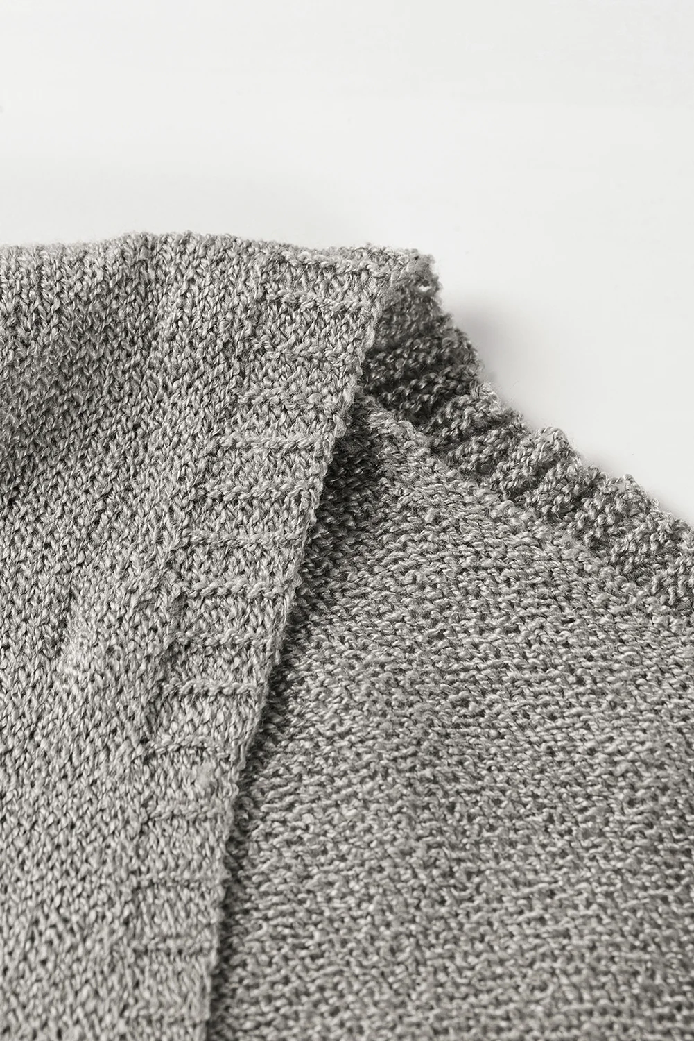 Dolman Half Sleeve Pocketed Long Cardigan