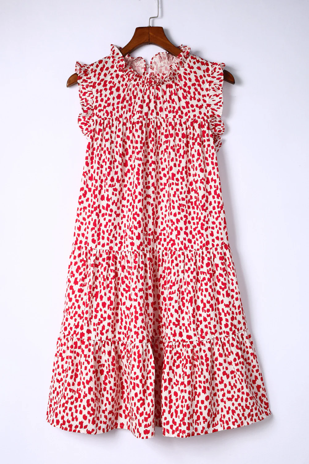 Ruffled Tiered Sleeveless Mini Dress