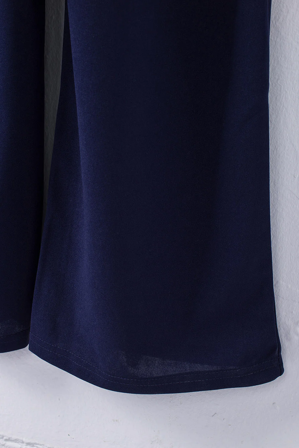 Bracelet Sleeve Waist Tie Wide Leg Jumpsuit