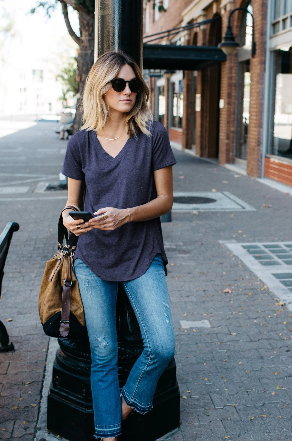 Amaryllis Tee (Heathered)