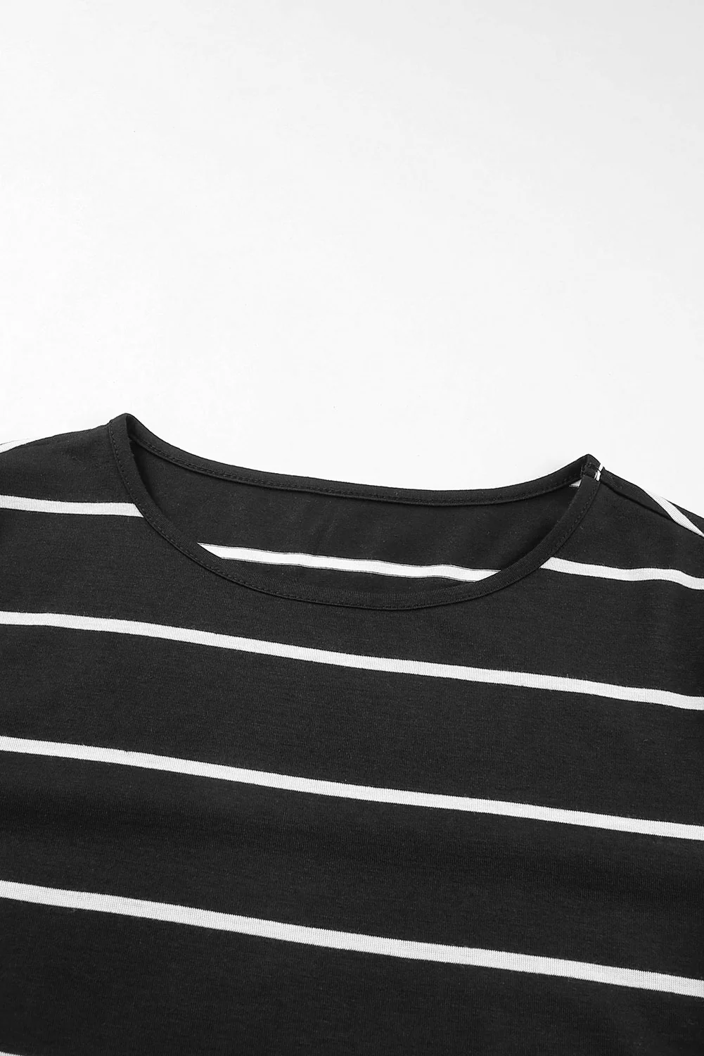 Stripe Print Open Back Sleeveless Maxi Dress with Slits