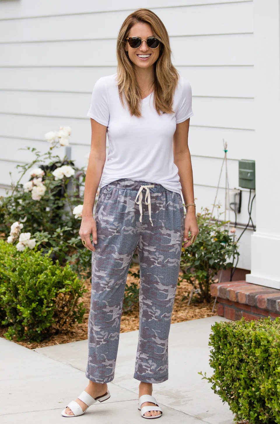 Cropped Camo Lounge Pants