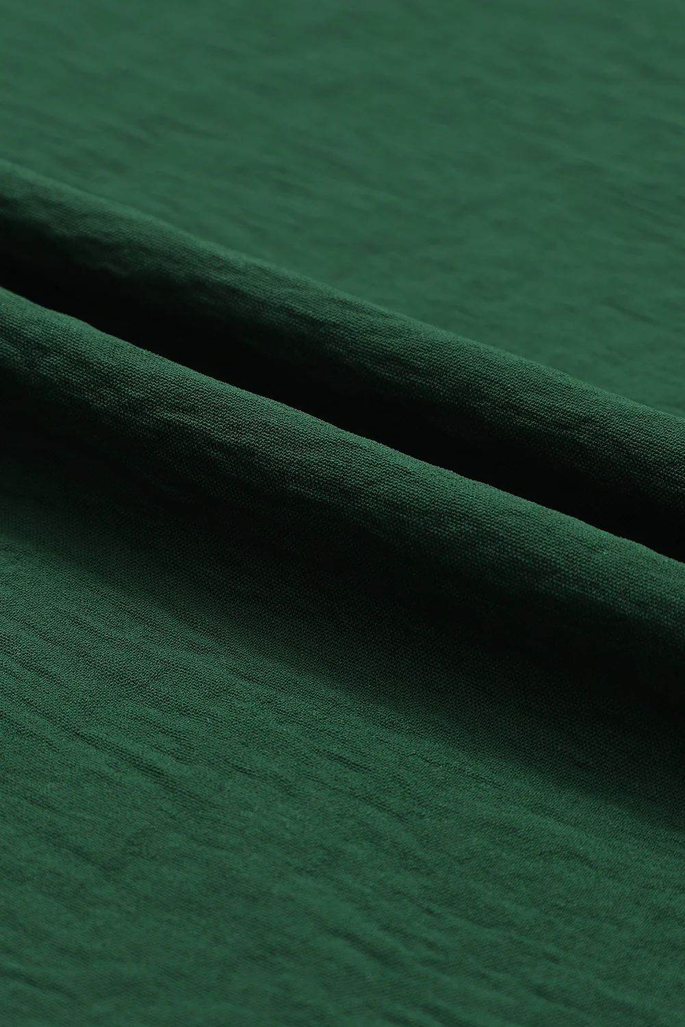 Black Smocked Square Neck Long Sleeve Wide Leg Jumpsuit