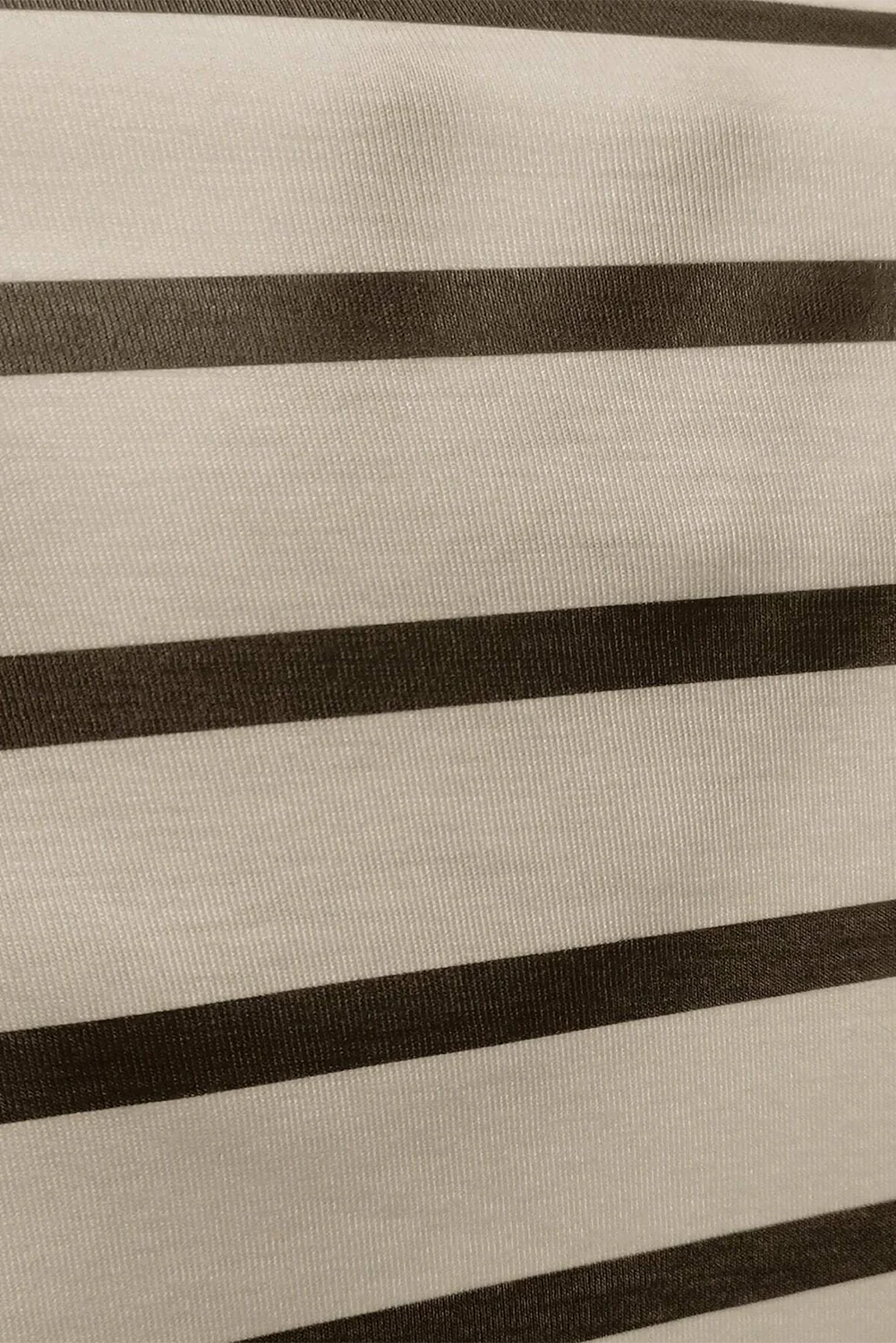 Stripe Twist Side Split Thigh Midi Dress