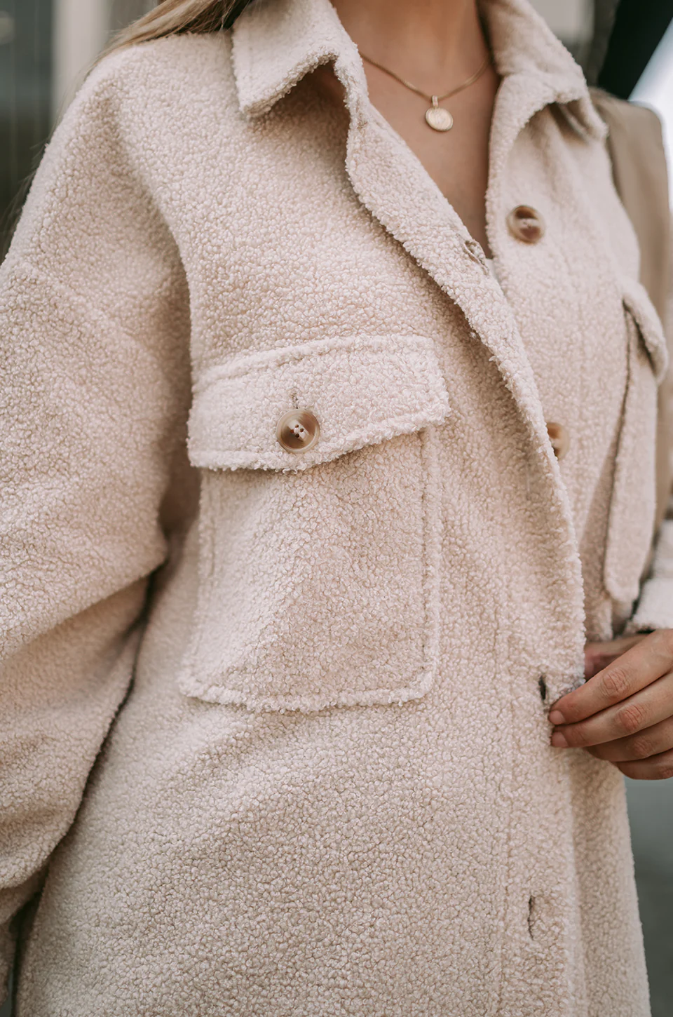 Uptown Girl Teddy Shacket