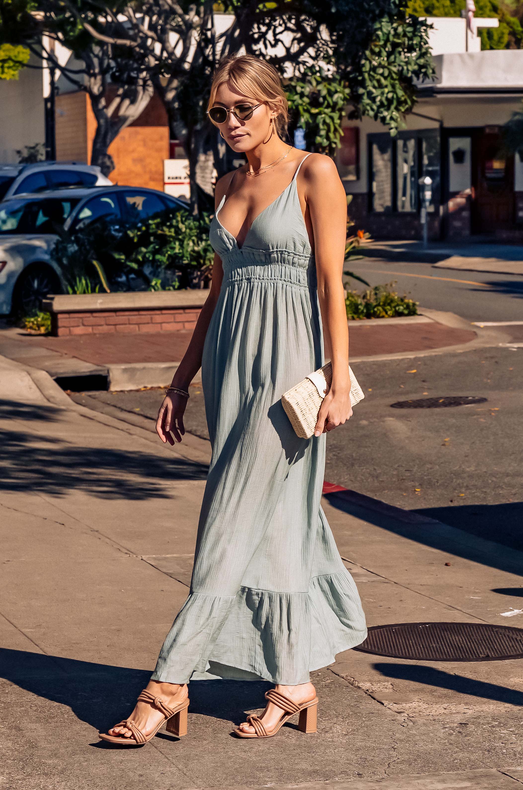 Black Mimosa Maxi Dress