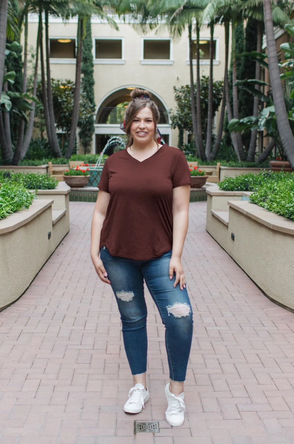 Amaryllis Tee (Heathered)