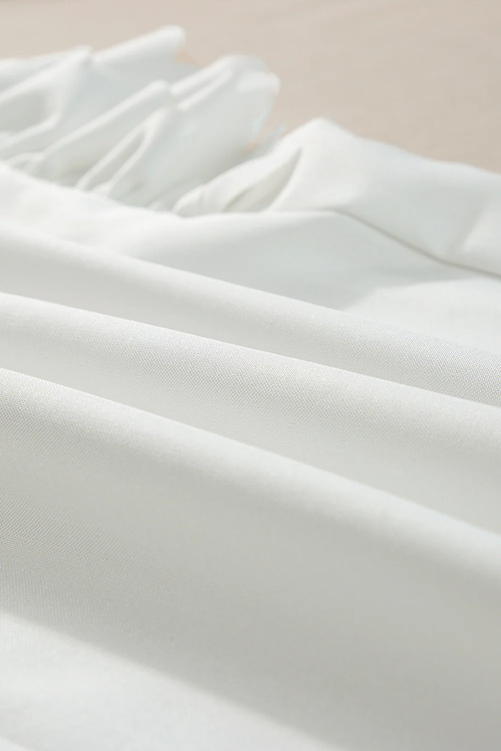 Scalloped Ruffle Sleeve Top