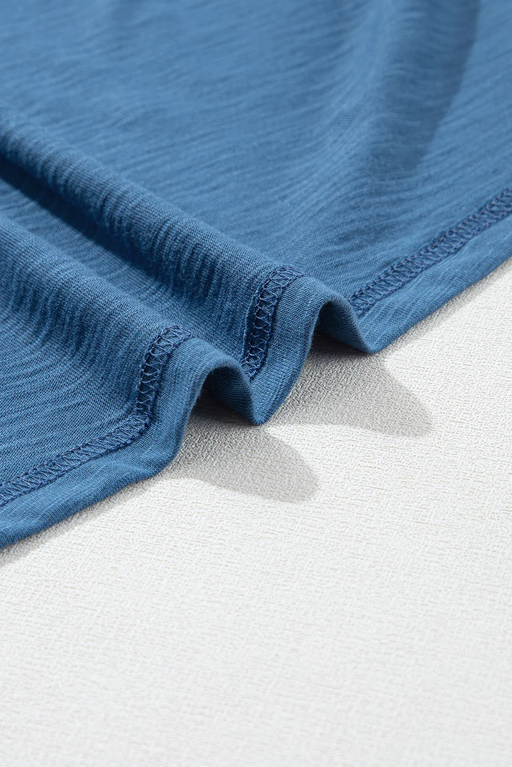 Split V Neck Tiered Flowy Sleeveless Dress