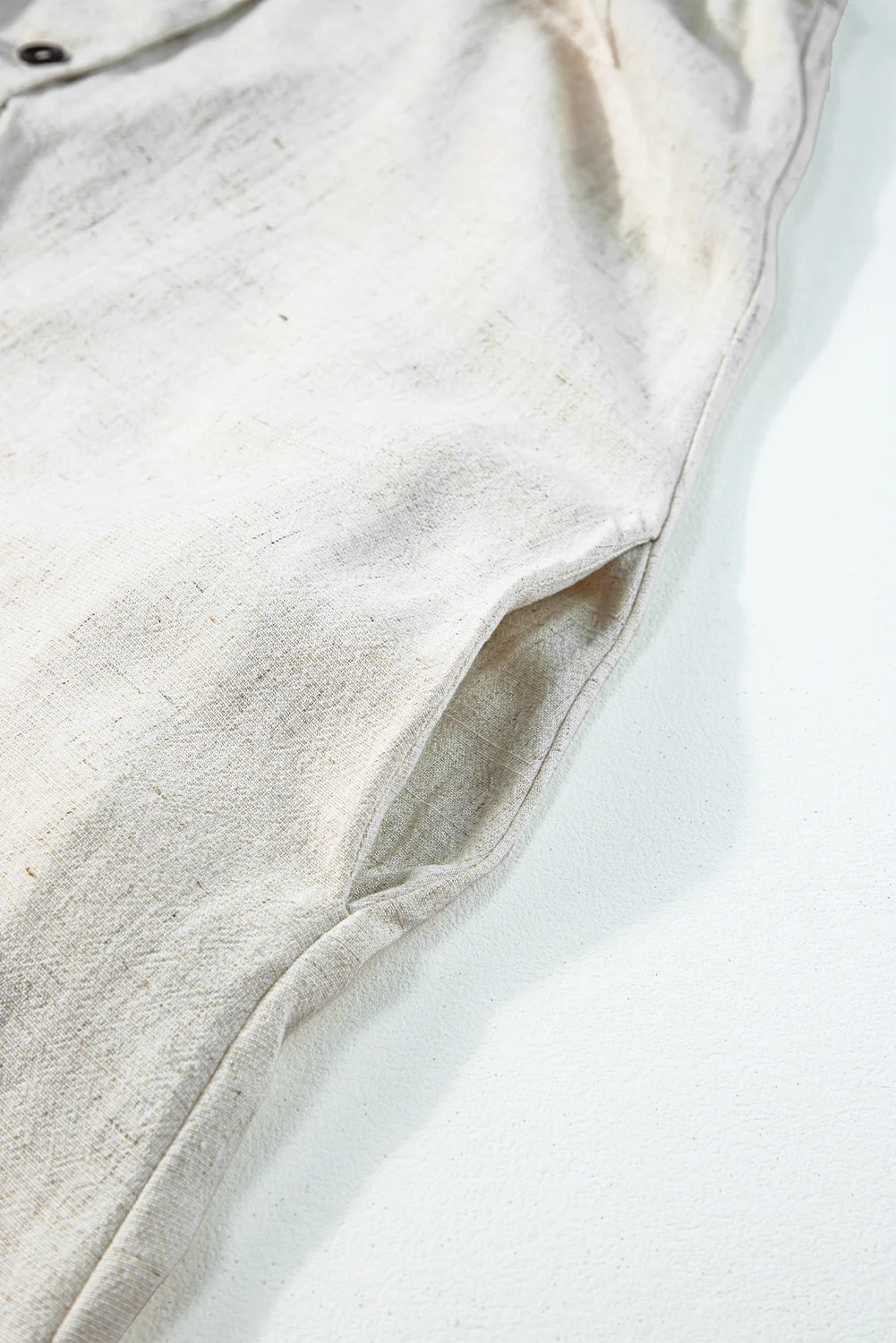 Sleeveless V Neck Buttoned Front Chest Pocket Romper