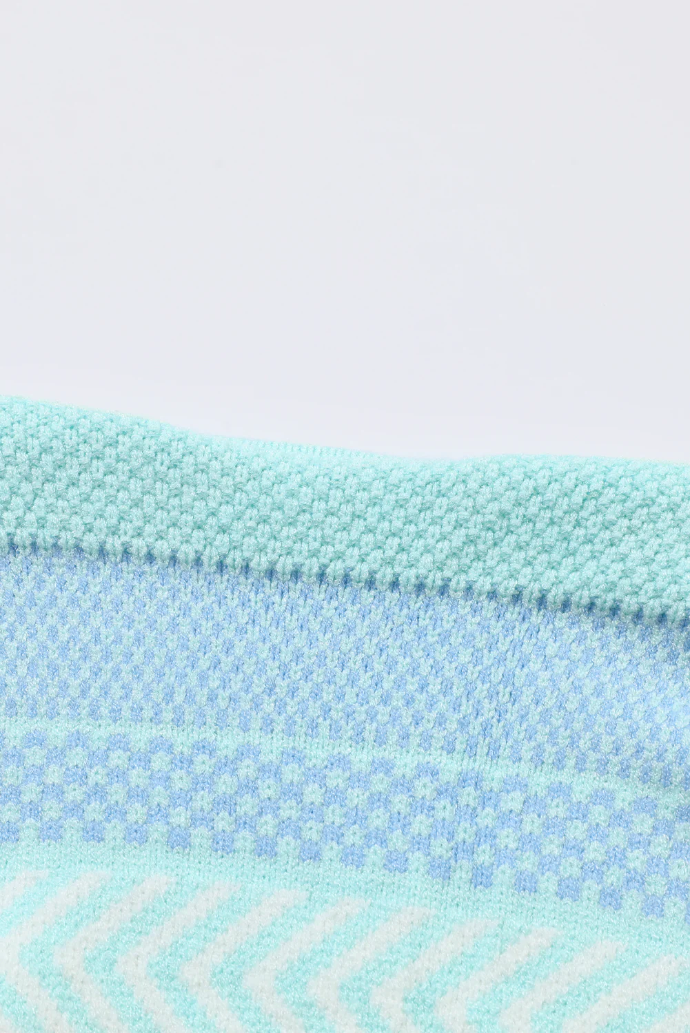 Striped Printed Knitted Open Front Cardigan