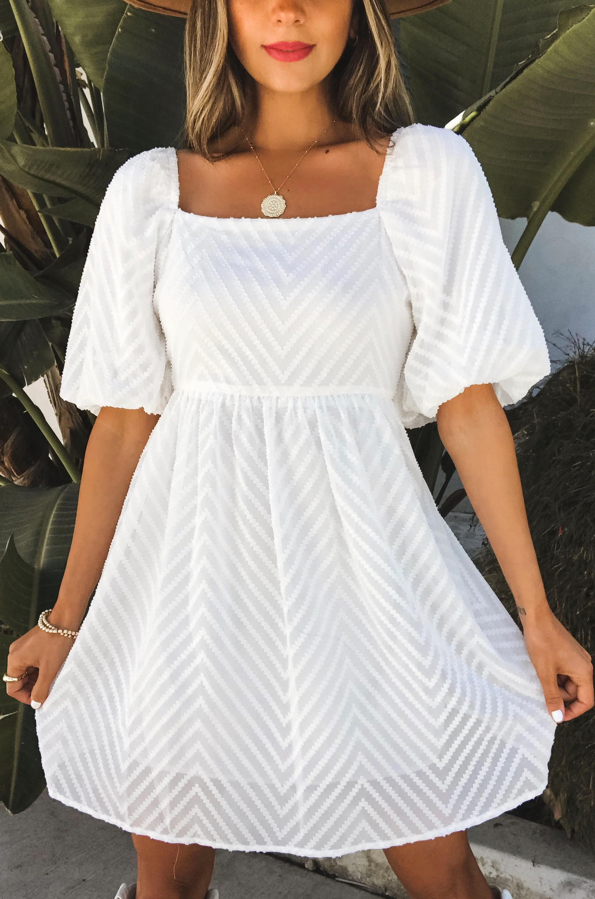 Bridgerton Puff Mini Babydoll Dress