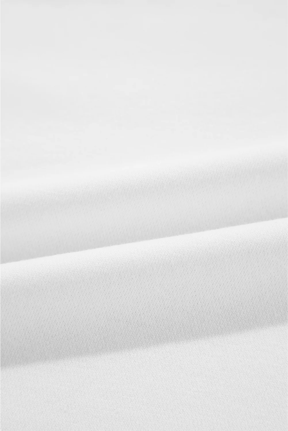 Beige Solid Classic Crewneck Pullover Sweatshirt