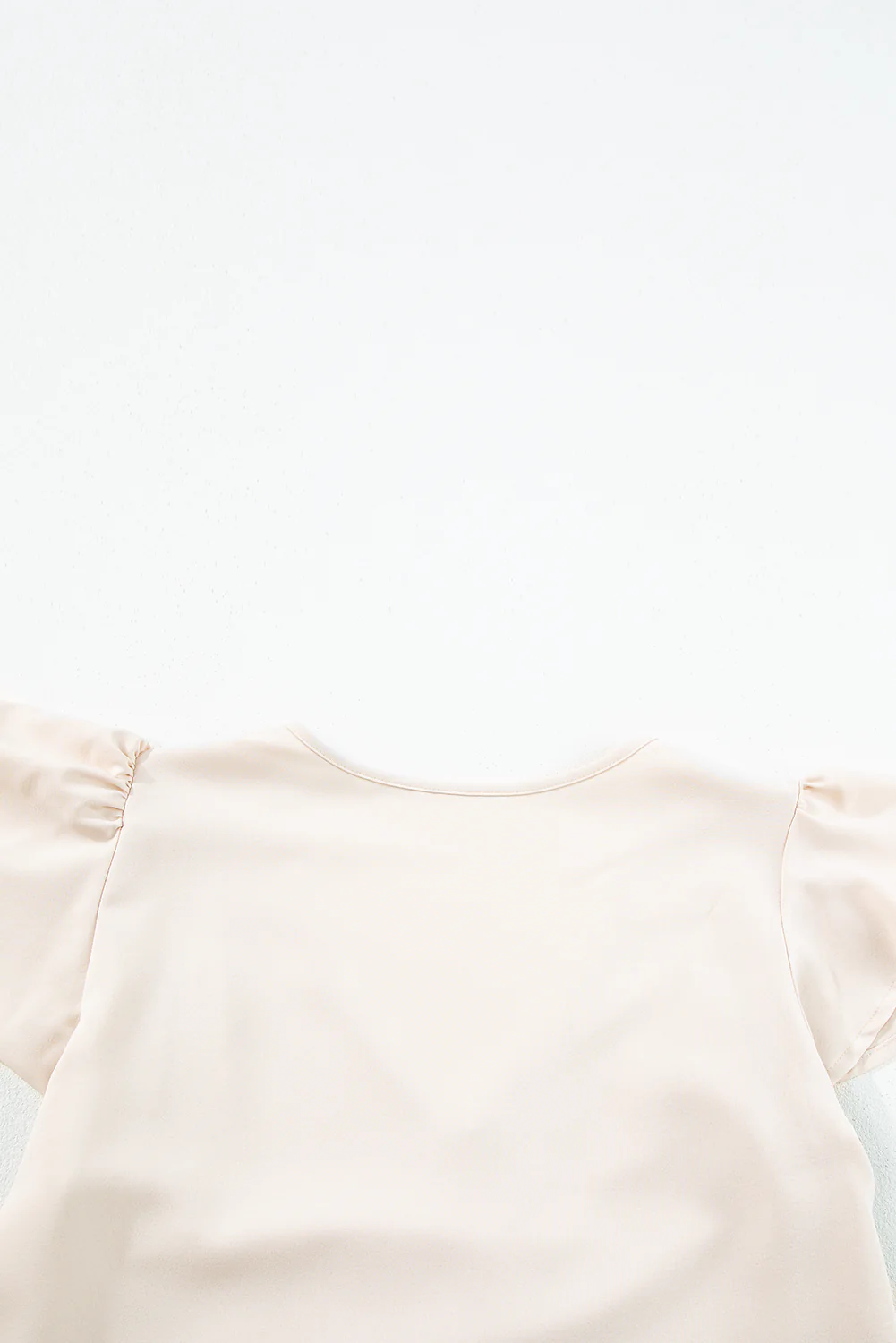 Butterfly Sleeve V Neck Blouse