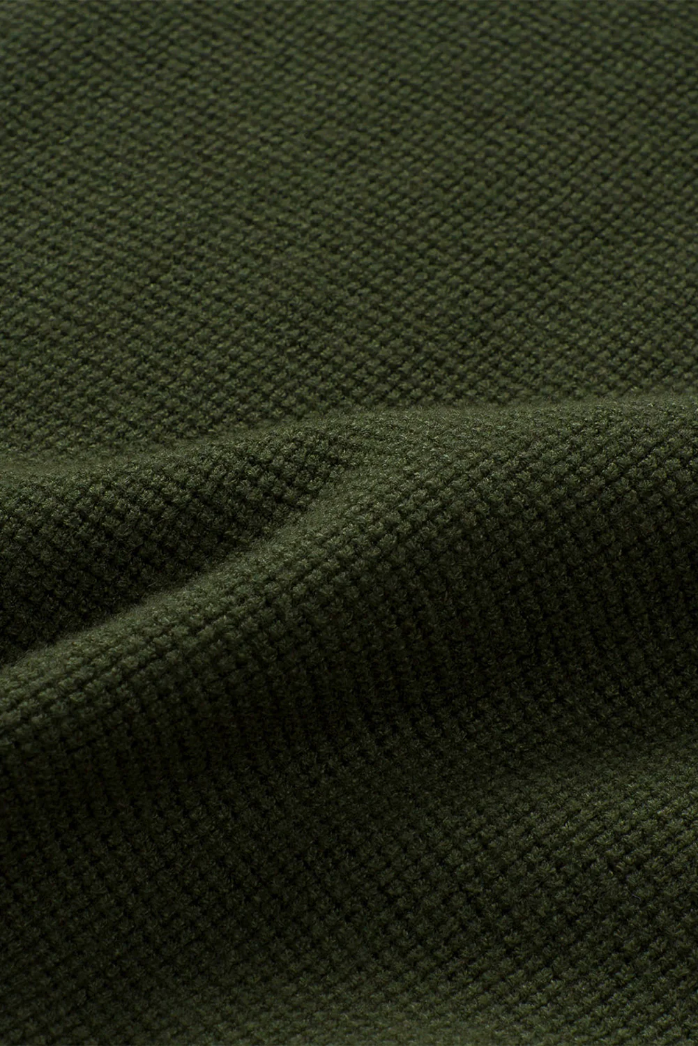 Striped Sleeve Plain Knit Sweater