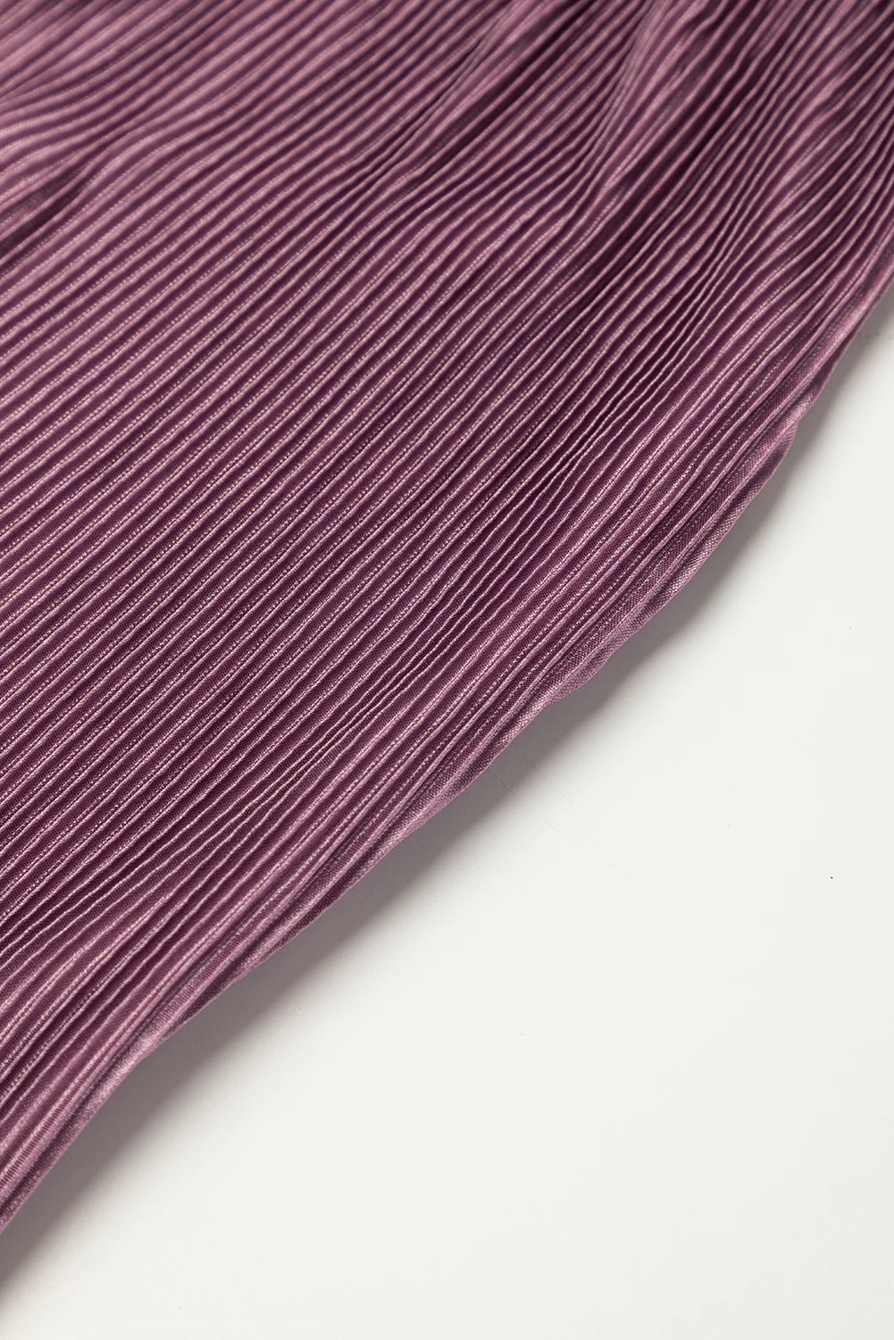 Solid Self Tied Straps Pleated Wide Leg Jumpsuit