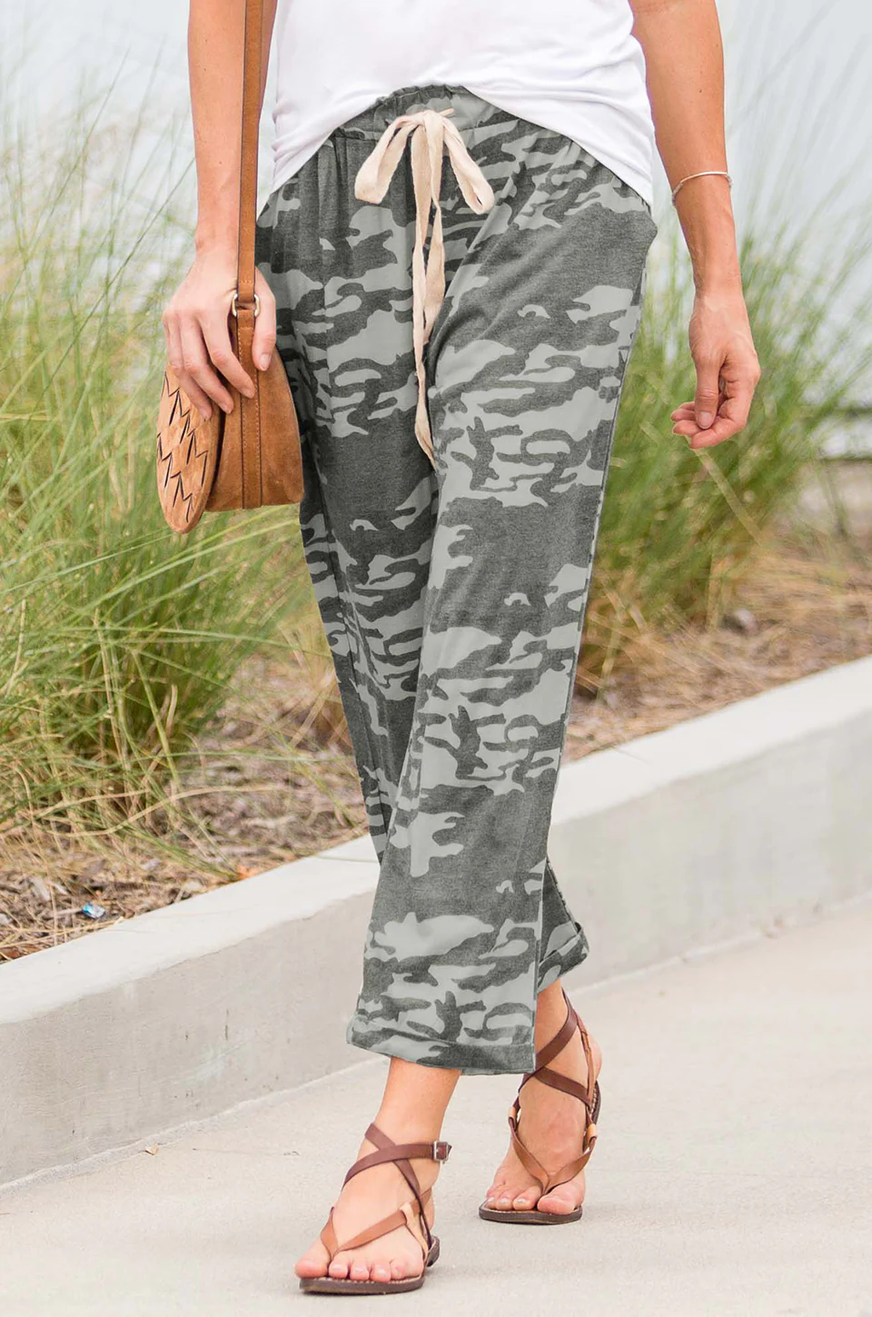 Cropped Camo Lounge Pants