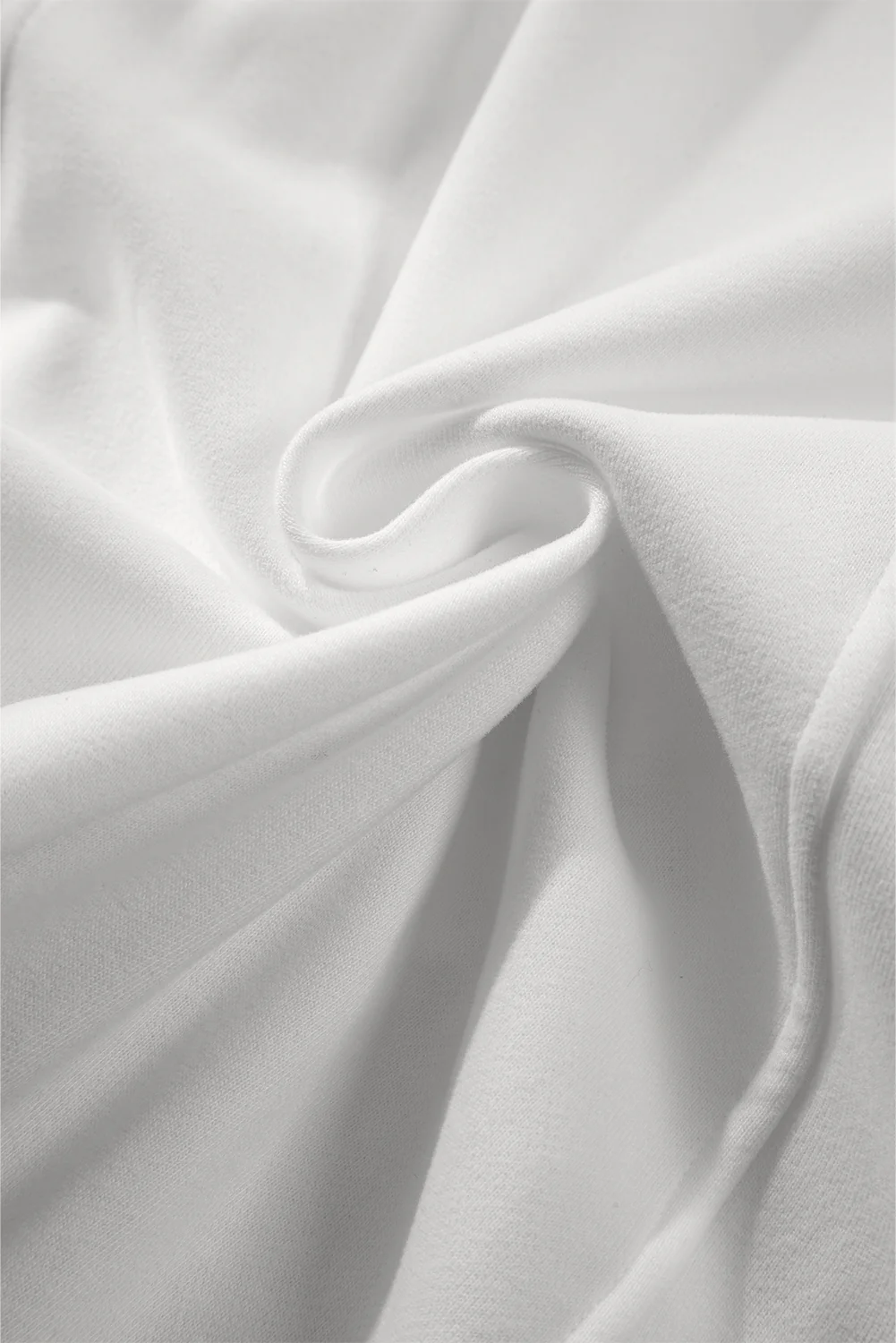 Zipped Neck Pullover Drop Shoulder Sweatshirt