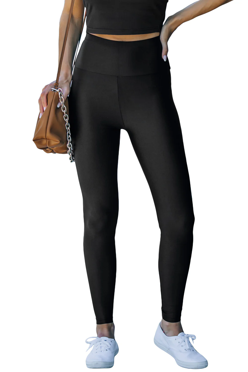 High Rise Tight Leggings with Waist Cincher