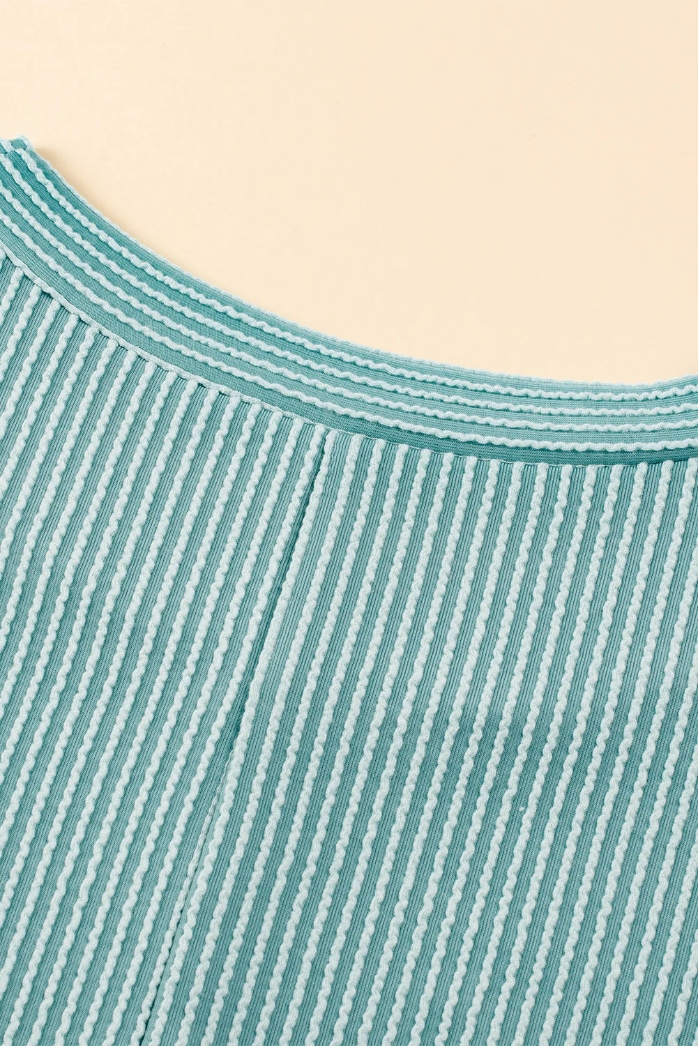 Textured Ruffled Flutter Sleeve Mini Dress