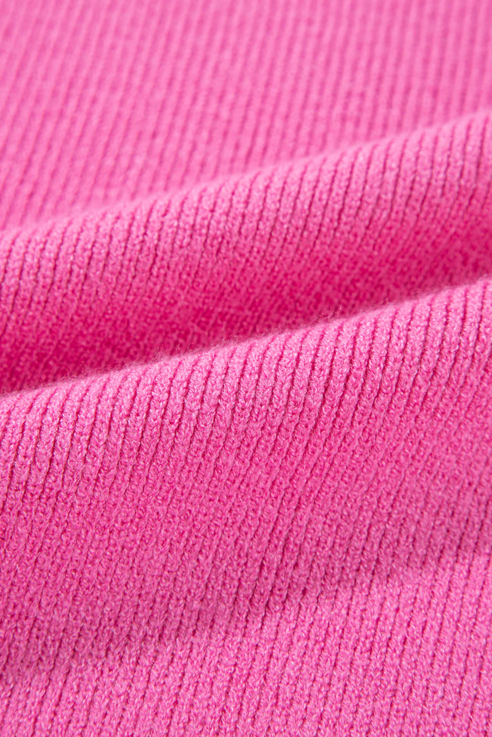 Ribbed Knit Contrast Sleeve Sweater Top