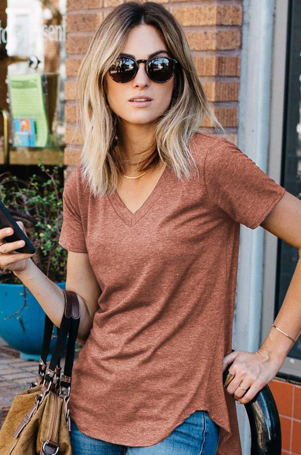 Amaryllis Tee (Heathered)