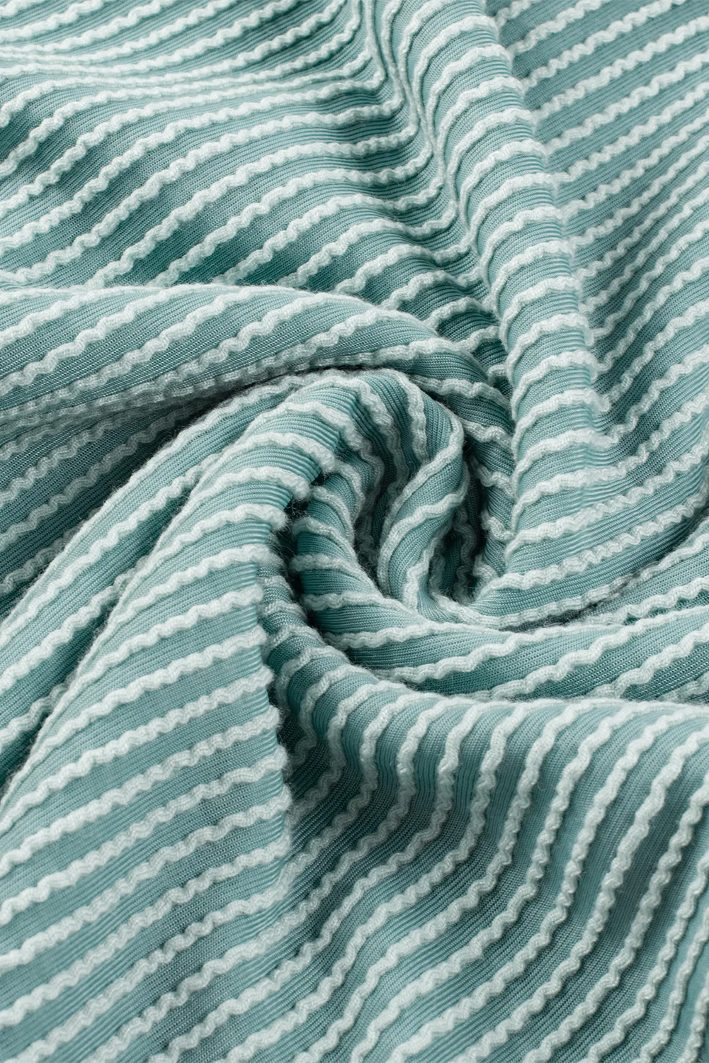 Textured Ruffled Flutter Sleeve Mini Dress