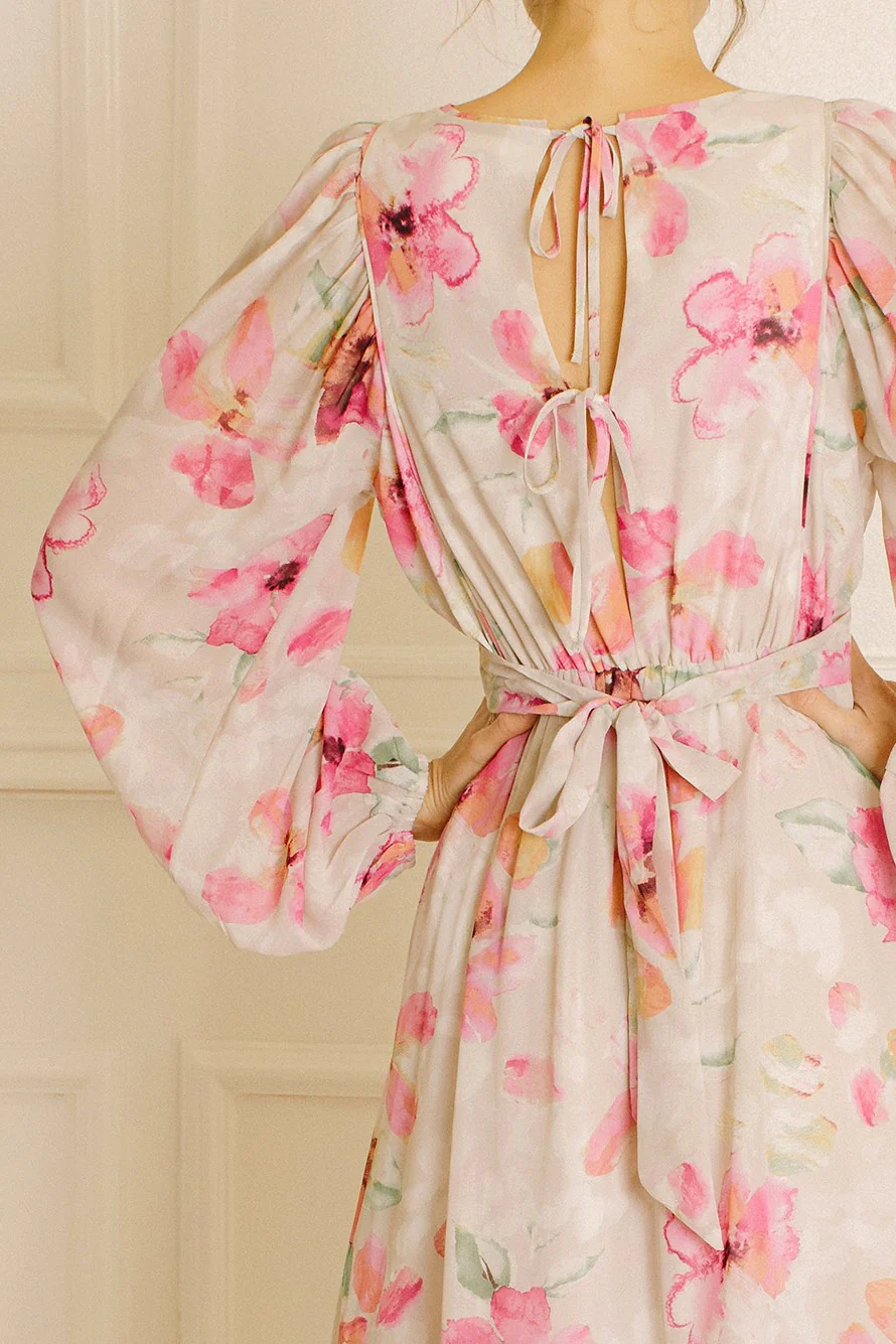 Amelia Long Sleeve Floral Dress