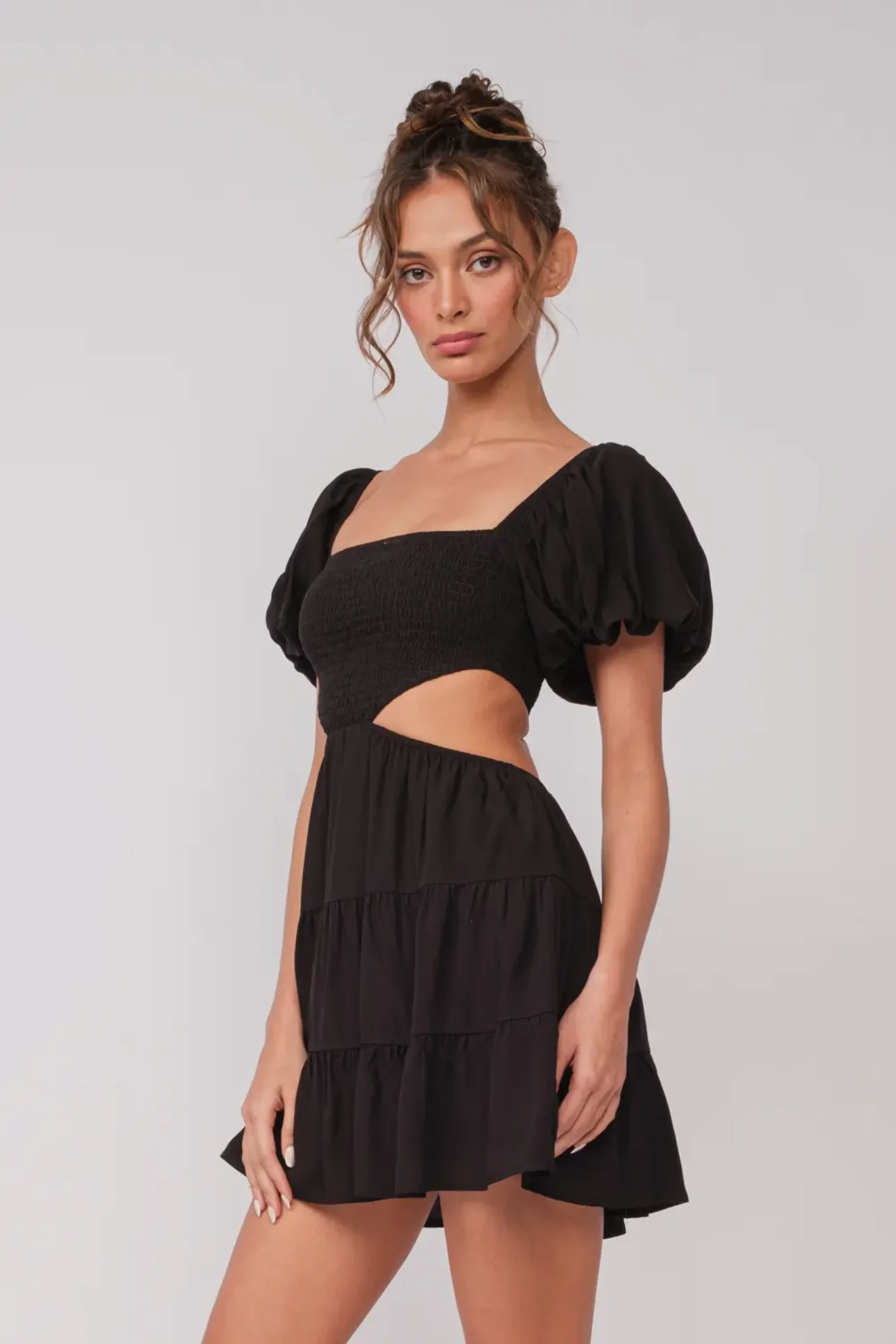 Destin Ruched Mini Dress